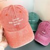Custom Text Embroidered Baseball Cap, Gift For New Dad Mom, Camp Bachelorette Hat LM32 669391