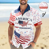 Custom Name America 250th Anniversary Hawaii Shirt HO82 901538