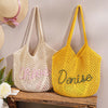 Custom Name Crochet Beach Bag - Summer Gift For Women, Mother's Day, Wife, Girlfriend HO82 902004