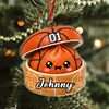 Personalized Sport Dumpling Acrylic Ornament, Festive Keepsake for Sports Lovers HA75 919366