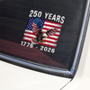 1776 - 2026 America 250 Anniversary Car Window Decal Sticker CH07 910112