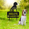 Custom Name Dog Garden Grave Marker - Personalized Pet Memorial Garden Stake HO82 902184