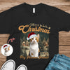 Merry Christmas My Human Servant Custom Funny Cat Photo Shirt CH07 896290