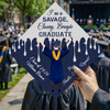 Personalized I Am A Savage, Classy, Bougie Graduation Cap Topper HO82 901524