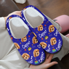 Custom Photo With Paw And Bowl Pattern Dog Cat Plush Slippers HO82 900304