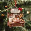 Custom Name Bread Baker Xmas Decor 2026 Acrylic Ornament Gift for Sourdough Lover TH10 171137