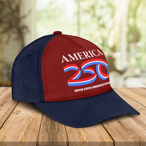 USA Semiquincentennial America 250 Patriotic Classic Cap HO82 900100