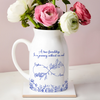 Personalized Gift True Friendship Without An End Toile De Jouy Vase LM32 893969