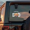 Custom Photo Dog Cat Dad Car Sticker, Gift For Dog Dad HO82 902368