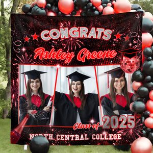 Custom Photo Class of 2025 Graduation Party Backdrop For Grad Party Decorations HO82 893534
