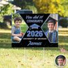 Custom Photo You Did It Graduation Yard Sign Gift for Graduates HO82 901482