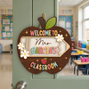 Personalized Welcome to My Classroom Door Sign Back to School Teacher Gift TH10 170315