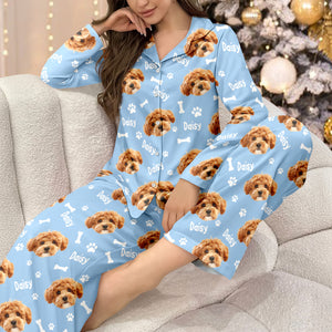 Custom Pet Photo Pajamas Gift For Pet Lovers CH07 896488