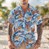 Custom Cat Photo In The Air Hawaii Shirt Gift For Cat Lovers HO82 893836