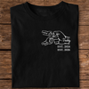 Personalized Kids Hand Dark Shirt for Dad, Father’s Day Gift LM32 899643