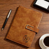 Custom Journal Engraved Leather Notebook Set With Pen, Gift For Dad, Family Gift LM32 899341