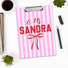 Custom Name Teacher Clipboard, Personalized Acrylic Paper, Appreciation Gift HO82 902906