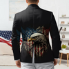 Custom Name Eagle With USA Flag America’s 250th Anniversary Men's Suit HO82 902072