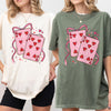 Coquette Funny Playing Cards Valentine 6 7 Six Seven Comfort Shirt LM32 897561