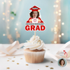 Custom Funny Face Class of 2026 Graduation Cupcake Topper LM32 899149