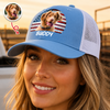 Custom Dog Cat Photo Retro Vintage Trucker Hat TH10 170265