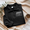 Embroidered University Quarter Zip Pullover, Custom College Shirt, Personalized School Sweatshirt TH10 898163