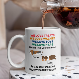 Personalized Love You The Most - Personalized Custom Coffee Mug HO82 894072