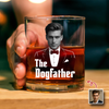Custom The Dogfather Photo Whiskey Glass Gift For Dod Dad TH10 896731