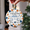 Distance Means So Little When Someone Means So Much - Personalized 3D Effect Ceramic Ornament LM32 895355