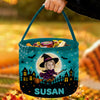 Custom Face Photo Flying Witch Candy Basket - Kids Halloween Gift HO82 903118