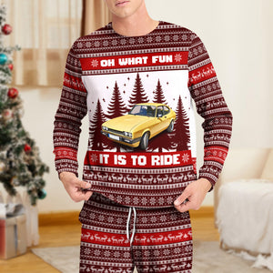 Custom Car Photo Oh What Fun It Is To Ride Sleepwear For Men, Car Lovers CH07 895624