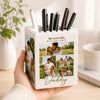 Custom Photo Collage Building Brick Block Daddy & Me Pencil Holder Keepsake Gift LM32 669091
