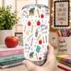 Custom Teacher Name Back To School Fat Tumbler Back To School Gift HA75 921940