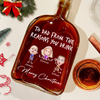 Custom Photo From The Reasons You Drink Christmas Whiskey Bottle LM32 893857