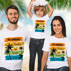 Custom Family Vacation Shirts 2025 – Personalized Family Trip Light Shirts LM32 893819