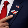 God Bless America - USA Flag Acrylic Pin HA75 920962