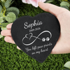 Custom Name Dog & Cat Memorial Grave Marker Heart Shaped Stone HO82 902432