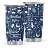 Personalized Golf Doodle Tumbler Gift For Golf Lovers HO82 900838