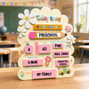Personalized First Day Of My Pre-school Wooden Board TH10 170501