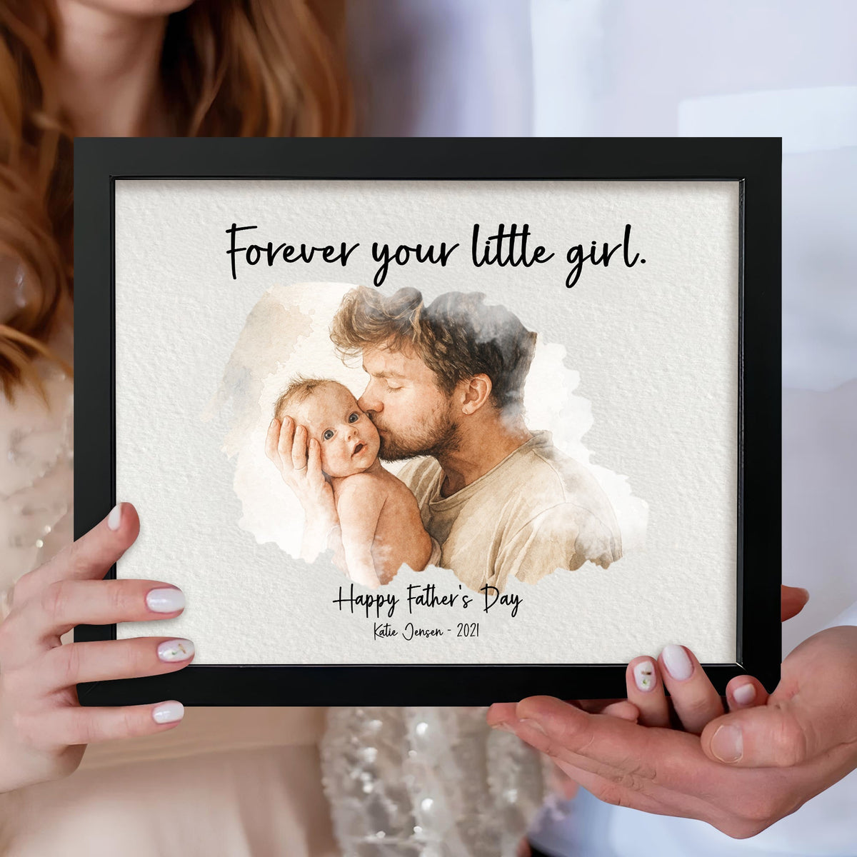 Custom Photo Forever Your Little Boy Picture Frame - Gift for Father’s Day HO82 902282