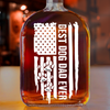 Personalized Gift To Best Dog Dad Ever Paw American Flag Whiskey Bottle LM32 893595