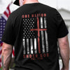 One Nation Under God Est 1776 Backside Shirt LM32 895453