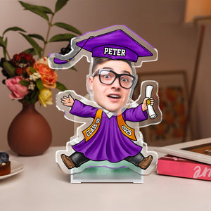 Custom Funny Face Class of 2025 Graduation Decoration Shaking Head HO82 893814