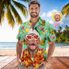Custom Funny Dog Cat Photo Tropical Summer Hawaii Shirt LM32 669509