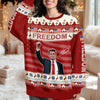 Freedom Charlie Kirk Ugly Sweater, Charlie Kirk Christmas All-Over-Printed Sweatshirt TH10 896341
