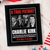 True Patriot Charlie Kirk - The Greatness Of Our Nation Picture Frame HO82 65796
