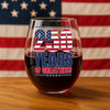 250 Years of Greatness USA Flag Patriotic 1776-2026 Anniversary Wine Glass LM32 895229