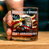 Custom Family Name United States Of America 1776-2026 250th Anniversary Eagle Whiskey Glass LM32 669349