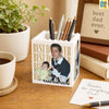 Personalized Photo Best Dad Ever Building Block Pen Holder - Gift For Family, Father's Day LM32 669071