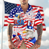America Flag Eagle Patriotic Hawaii Shirt HA75 921004